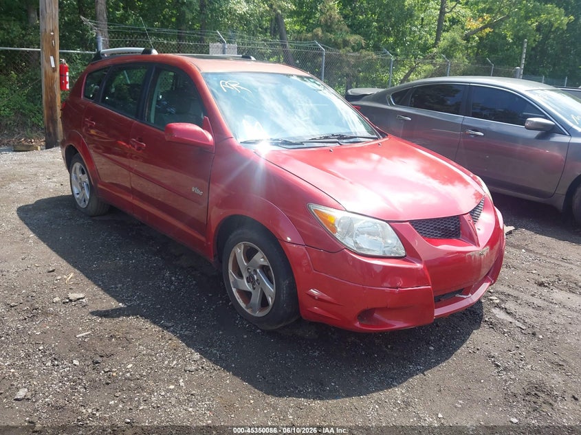2005 Pontiac Vibe VIN 5Y2SL63855Z404712 IAAI salvage auction — NORMAL WEAR, Clear (District Of Columbia), sold $375 on 2026-07-08 (photo 1)