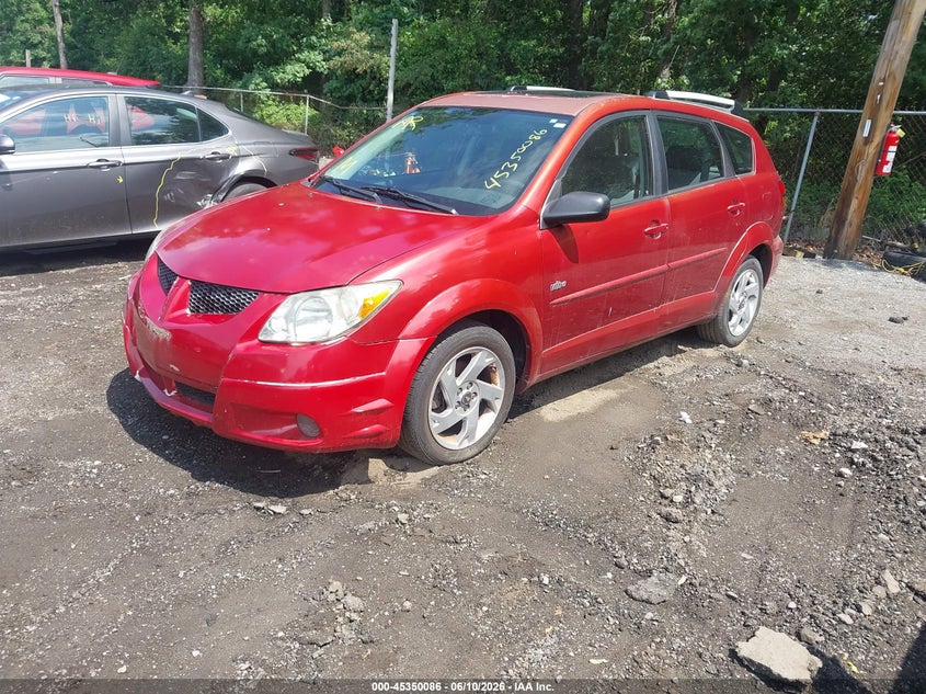 2005 Pontiac Vibe VIN 5Y2SL63855Z404712 IAAI salvage auction — NORMAL WEAR, Clear (District Of Columbia), sold $375 on 2026-07-08 (photo 2)