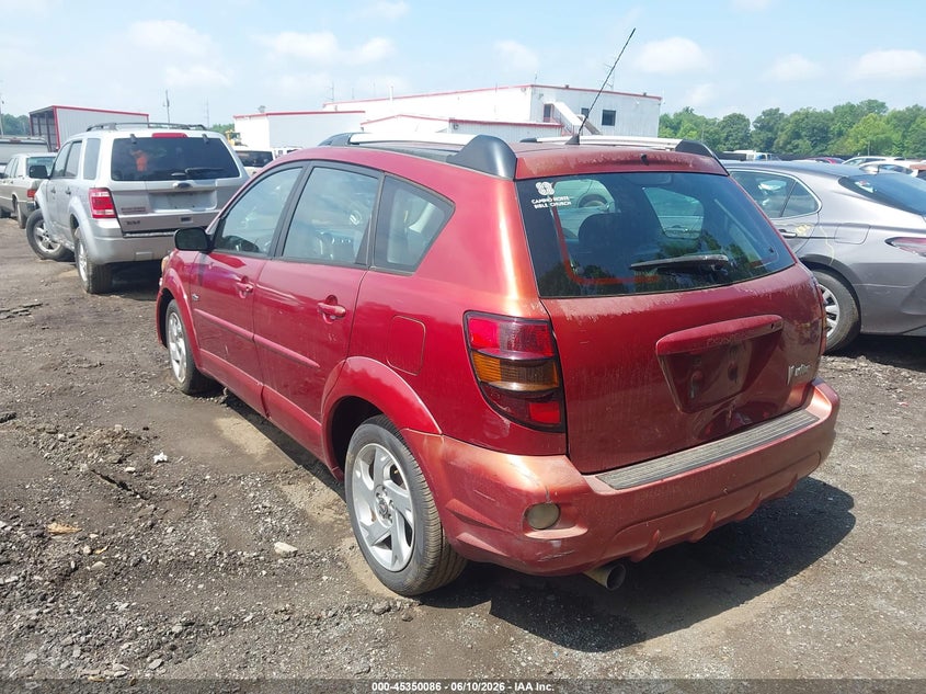 2005 Pontiac Vibe VIN 5Y2SL63855Z404712 IAAI salvage auction — NORMAL WEAR, Clear (District Of Columbia), sold $375 on 2026-07-08 (photo 3)