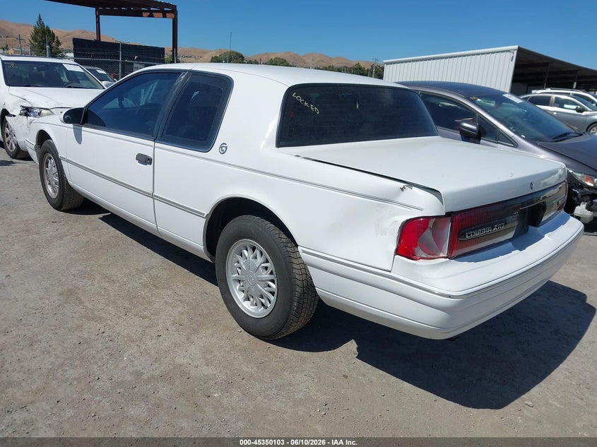 1993 Mercury Cougar VIN 1MEPM6242PH670777 IAAI salvage auction — REAR END, Salvage (California), sold $650 on 2026-07-09 (photo 3)
