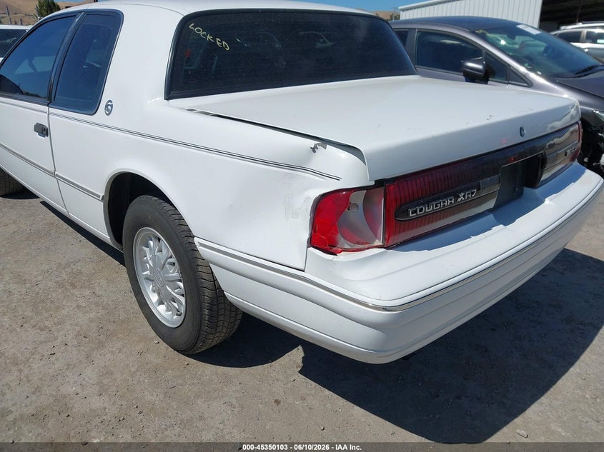 1993 Mercury Cougar VIN 1MEPM6242PH670777 IAAI salvage auction — REAR END, Salvage (California), sold $650 on 2026-07-09 (photo 6)