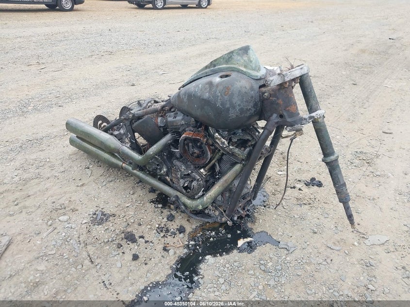 2019 Harley-davidson Low rider VIN 1HD1YNJ28KB041573 IAAI salvage auction — TOTAL BURN, Salvage Title, sold $25 on 2026-07-20 (photo 1)