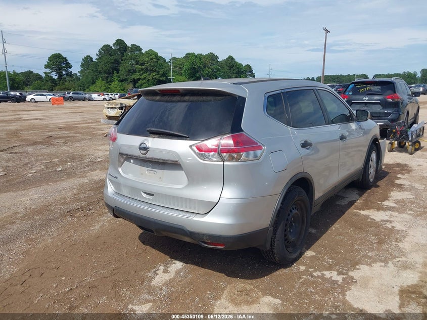 2016 Nissan Rogue VIN JN8AT2MT5GW025550 IAAI salvage auction — FRONT END, Salvage (Texas), sold $450 on 2026-07-23 (photo 4)