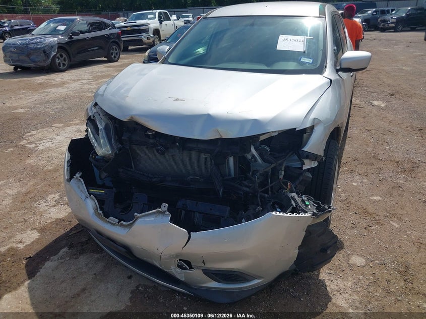 2016 Nissan Rogue VIN JN8AT2MT5GW025550 IAAI salvage auction — FRONT END, Salvage (Texas), sold $450 on 2026-07-23 (photo 6)