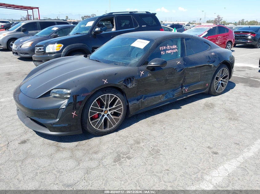 2021 Porsche Taycan VIN WP0AB2Y15MSA44788 IAAI salvage auction — Unknown, Salvage (California), sold $27,750 on 2026-07-08 (photo 2)