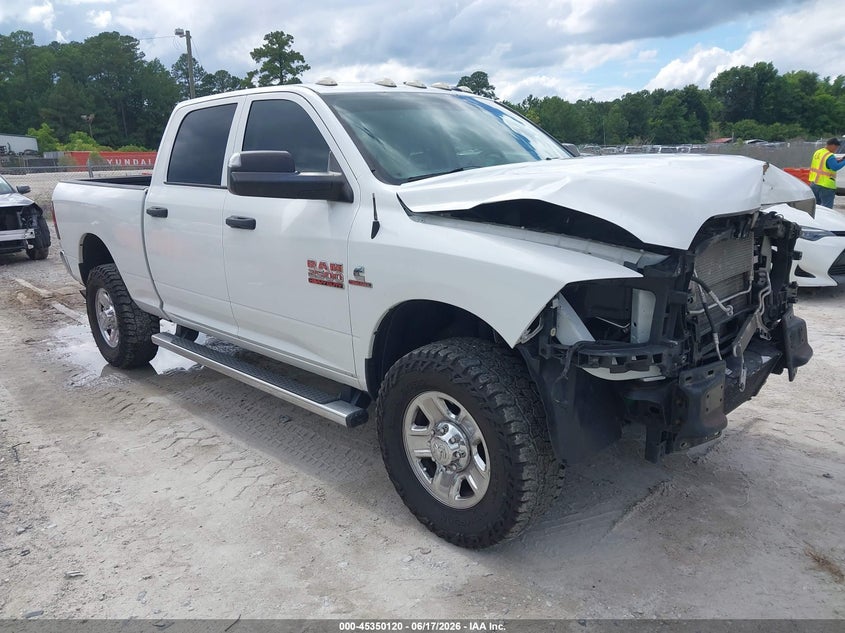 2018 Ram 2500 VIN 3C6UR5CL1JG368055 IAAI salvage auction — FRONT END, Salvage (North Carolina), sold $8,600 on 2026-07-28 (photo 1)