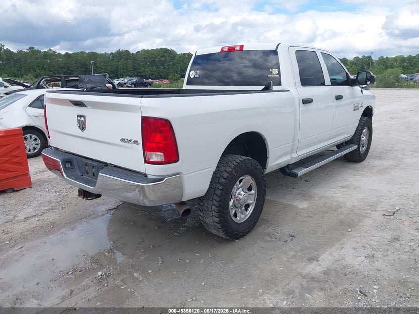 2018 Ram 2500 VIN 3C6UR5CL1JG368055 IAAI salvage auction — FRONT END, Salvage Title, sold $7,700 on 2026-07-24 (photo 4)