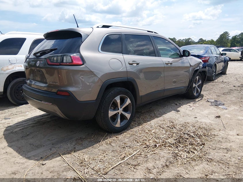 2019 Jeep Cherokee VIN 1C4PJLDB6KD325434 IAAI salvage auction — RIGHT FRONT, Clear (South Carolina), sold $3,000 on 2026-09-09 (photo 4)