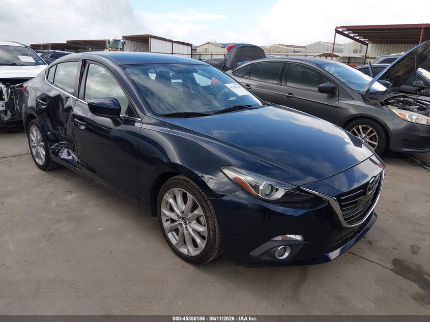 2014 Mazda 3 VIN JM1BM1V38E1168265 IAAI salvage auction — RIGHT SIDE, Original (Texas), sold $2,150 on 2026-07-29 (photo 1)