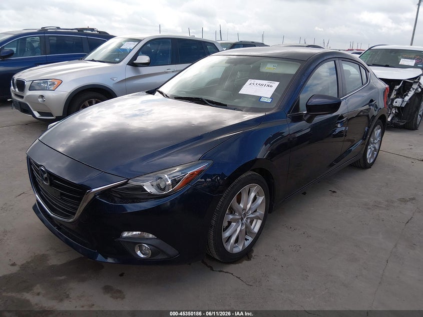 2014 Mazda 3 VIN JM1BM1V38E1168265 IAAI salvage auction — RIGHT SIDE, Original (Texas), sold $2,150 on 2026-07-29 (photo 2)
