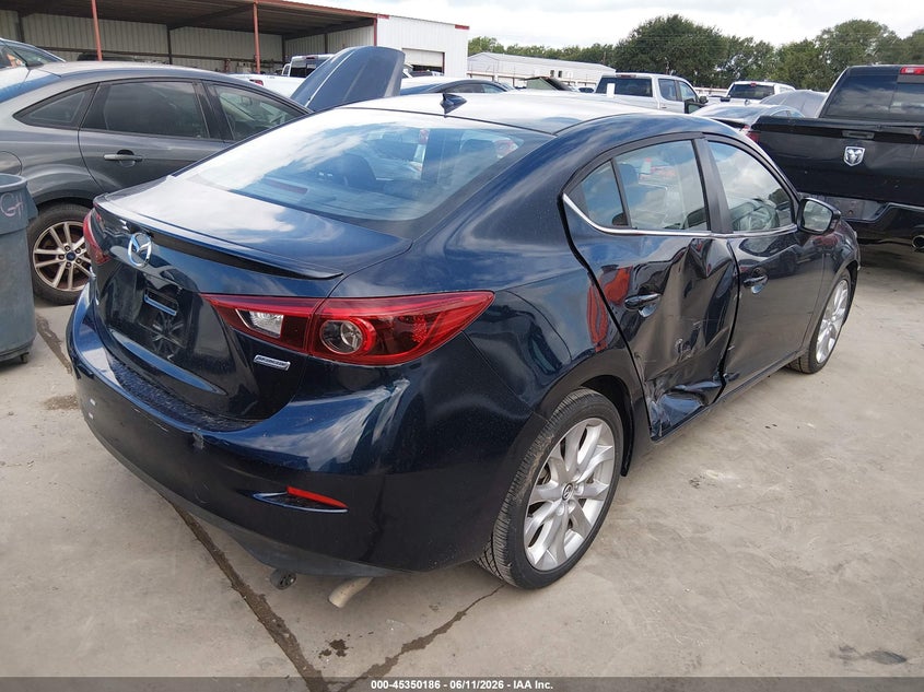 2014 Mazda 3 VIN JM1BM1V38E1168265 IAAI salvage auction — RIGHT SIDE, Original (Texas), sold $2,150 on 2026-07-29 (photo 4)
