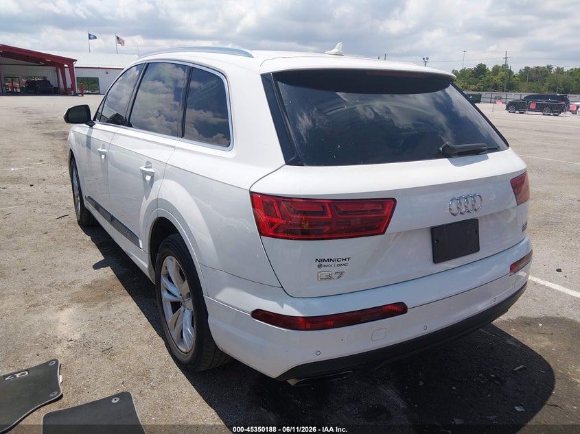2017 Audi Q7 VIN WA1LAAF78HD042872 IAAI salvage auction — WATER/FLOOD, Salvage Title, sold $4,650 on 2026-07-19 (photo 3)