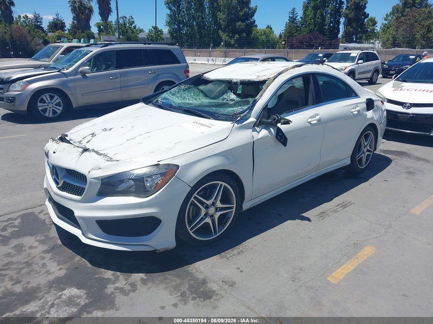 2014 Mercedes-benz VIN WDDSJ4EB0EN118654 IAAI salvage auction — NORMAL WEAR, Salvage Title, sold $1,375 on 2026-07-20 (photo 2)