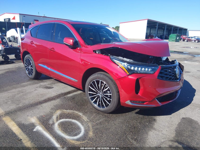 2025 Acura Rdx VIN 5J8TC2H73SL016164 IAAI salvage auction — FRONT END, Salvage (South Carolina), sold $12,050 on 2026-09-16 (photo 1)