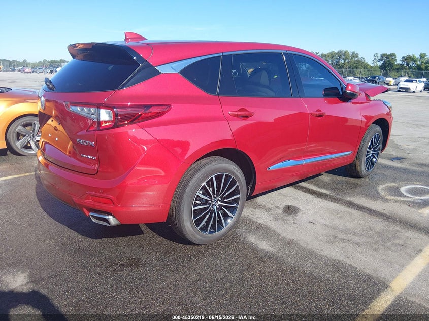 2025 Acura Rdx VIN 5J8TC2H73SL016164 IAAI salvage auction — FRONT END, Salvage (South Carolina), sold $12,050 on 2026-09-16 (photo 4)