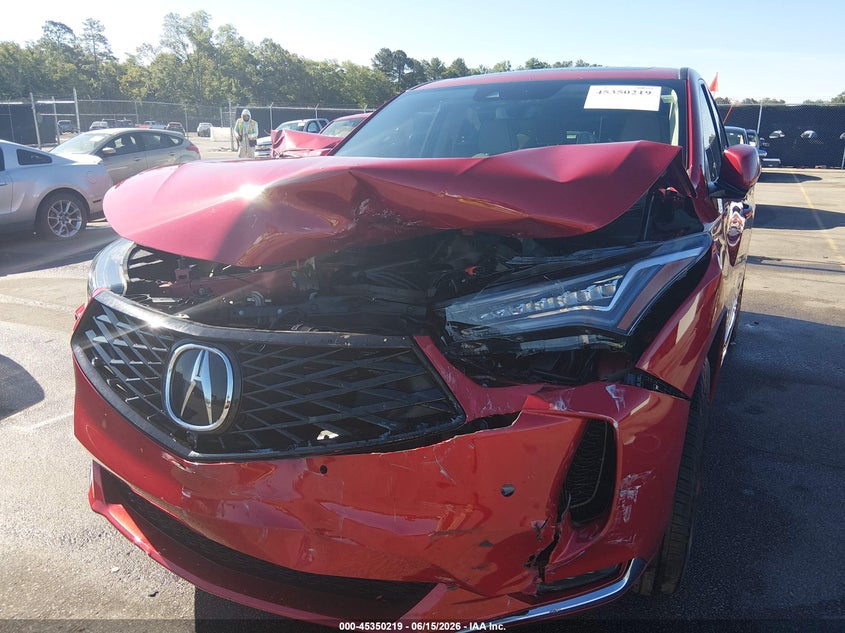 2025 Acura Rdx VIN 5J8TC2H73SL016164 IAAI salvage auction — FRONT END, Salvage (South Carolina), sold $12,050 on 2026-09-16 (photo 6)
