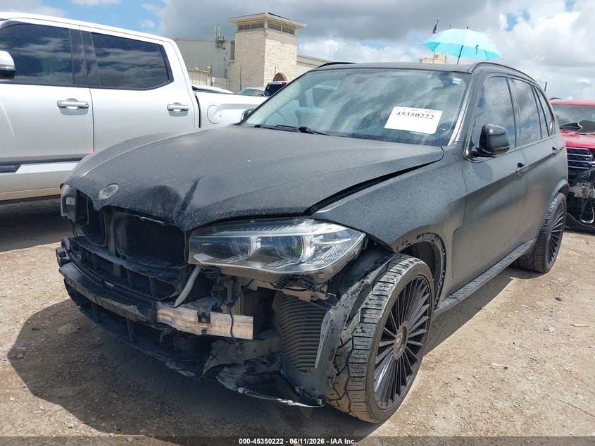 2015 BMW X5 VIN 5UXKR2C50F0H35637 IAAI salvage auction — FRONT END, Original (Texas), sold $4,075 on 2026-07-27 (photo 2)