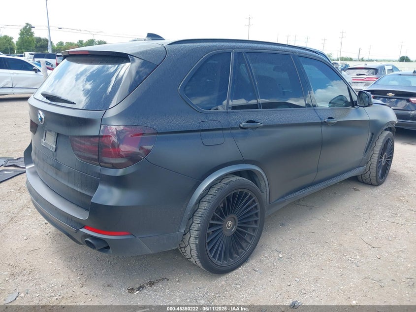 2015 BMW X5 VIN 5UXKR2C50F0H35637 IAAI salvage auction — FRONT END, Original (Texas), sold $4,075 on 2026-07-27 (photo 4)