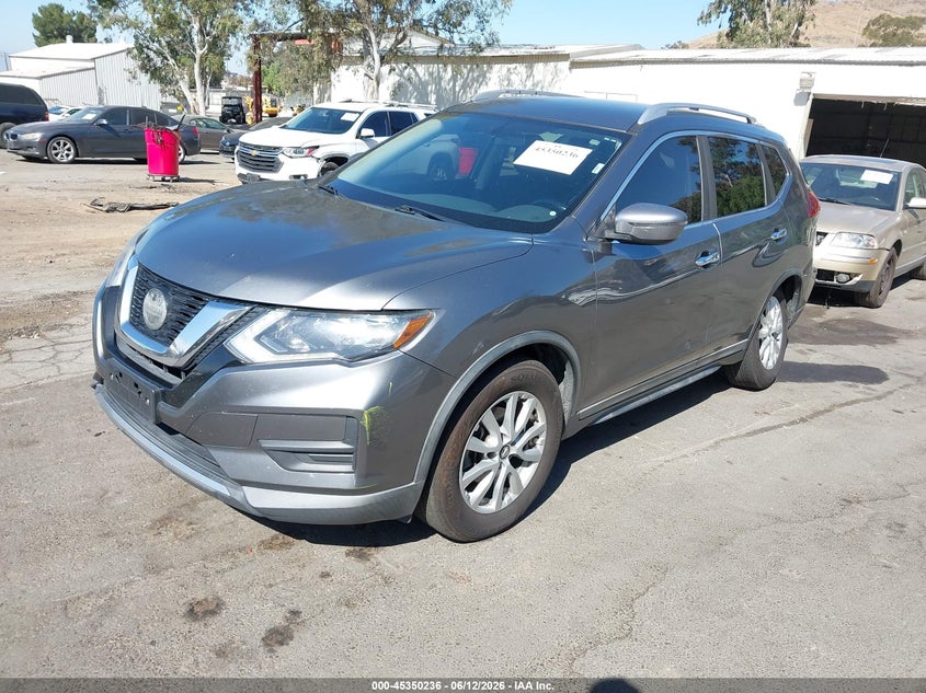 2018 Nissan Rogue VIN KNMAT2MT5JP562920 IAAI salvage auction — LEFT REAR, Salvage (California), sold $2,150 on 2026-07-14 (photo 2)