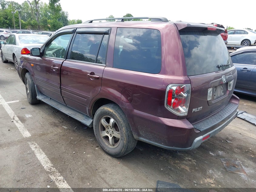 2008 Honda Pilot VIN 5FNYF285X8B003479 IAAI salvage auction — FRONT END, Salvage (North Carolina), sold $250 on 2026-07-09 (photo 3)