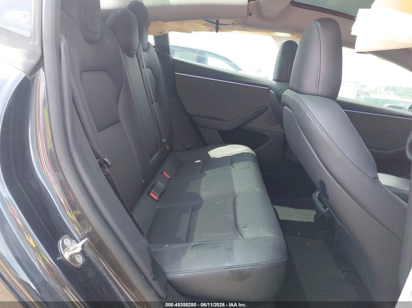 2024 Tesla Model 3 VIN 5YJ3E1EA8RF826454 IAAI salvage auction — RIGHT FRONT, Salvage Title, sold $9,900 on 2026-07-12 (photo 8)