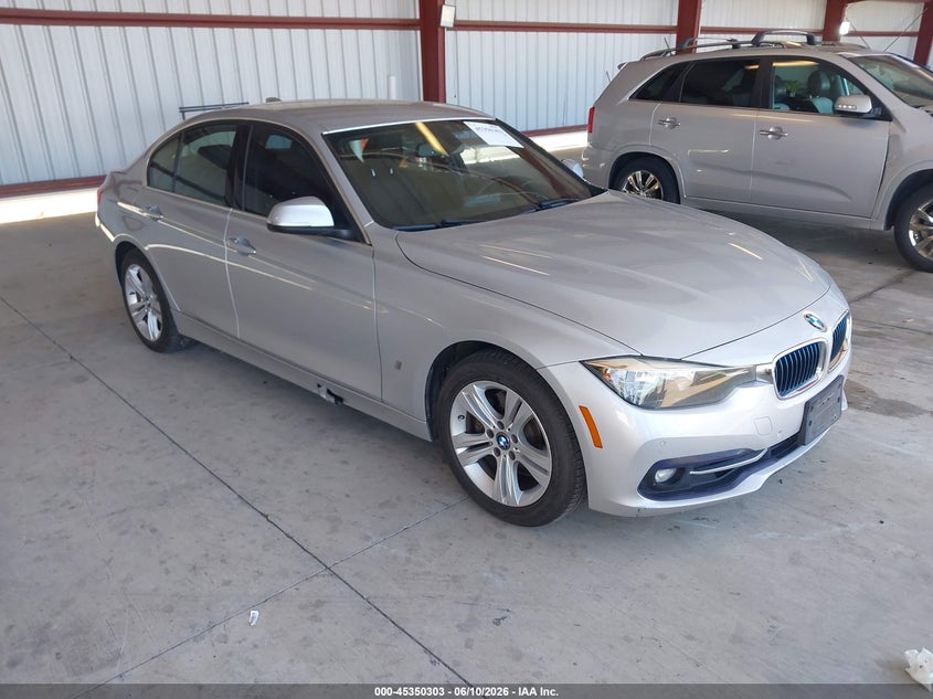 2017 BMW 3er VIN WBA8E1C38HA156953 IAAI salvage auction — NORMAL WEAR, Clear - Dealer Only (California), sold $1,500 on 2026-07-28 (photo 1)