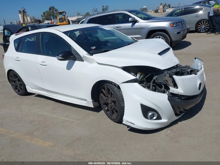 2013 Mazda 3 VIN JM1BL1L46D1731424 IAAI salvage auction — LEFT FRONT, Salvage (California), sold $700 on 2026-07-15 (photo 1)