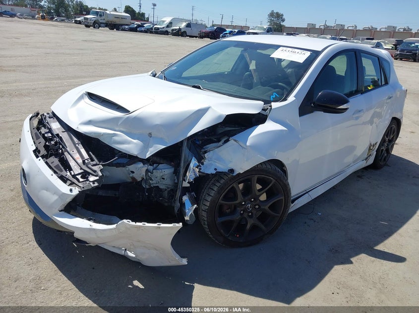 2013 Mazda 3 VIN JM1BL1L46D1731424 IAAI salvage auction — LEFT FRONT, Salvage (California), sold $700 on 2026-07-15 (photo 2)