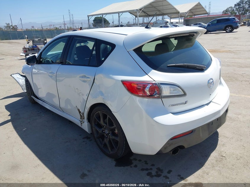 2013 Mazda 3 VIN JM1BL1L46D1731424 IAAI salvage auction — LEFT FRONT, Salvage (California), sold $700 on 2026-07-15 (photo 3)