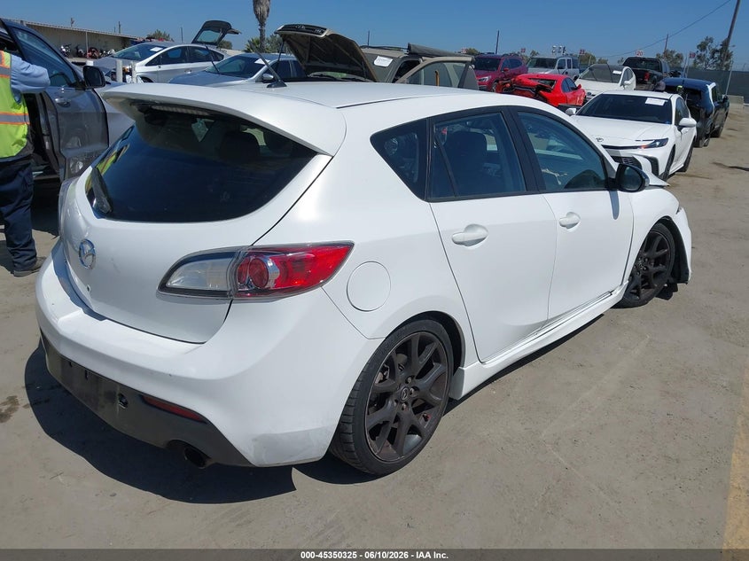 2013 Mazda 3 VIN JM1BL1L46D1731424 IAAI salvage auction — LEFT FRONT, Salvage (California), sold $700 on 2026-07-15 (photo 4)