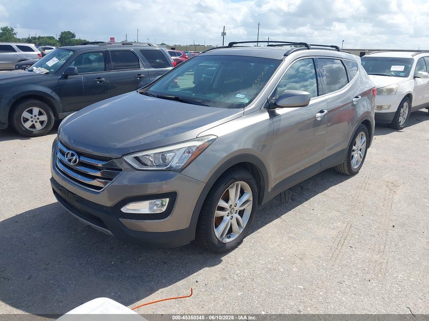 2013 Hyundai Santa fe VIN 5XYZU3LA5DG077609 IAAI salvage auction — NORMAL WEAR, Original (Texas), sold $2,075 on 2026-07-08 (photo 2)