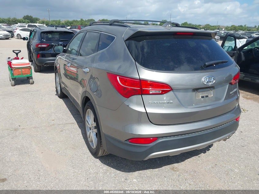 2013 Hyundai Santa fe VIN 5XYZU3LA5DG077609 IAAI salvage auction — NORMAL WEAR, Original (Texas), sold $2,075 on 2026-07-08 (photo 3)