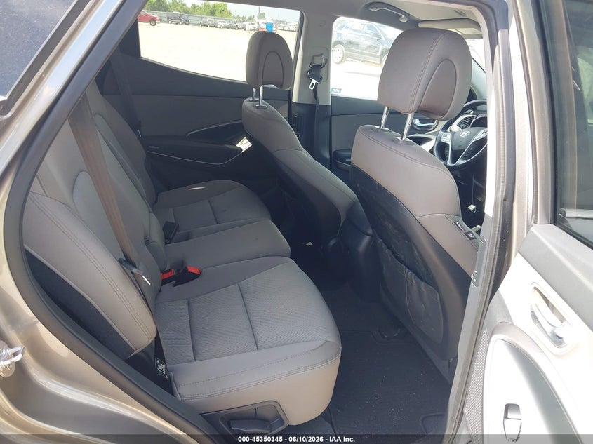 2013 Hyundai Santa fe VIN 5XYZU3LA5DG077609 IAAI salvage auction — NORMAL WEAR, Original (Texas), sold $2,075 on 2026-07-08 (photo 8)