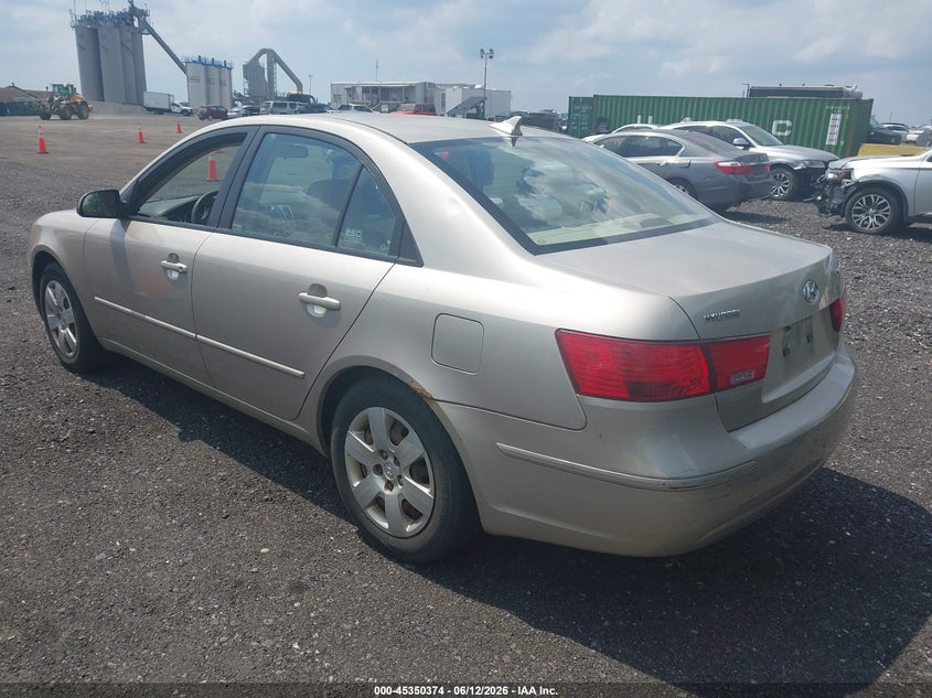2009 Hyundai Sonata VIN 5NPET46C49H574218 IAAI salvage auction — NORMAL WEAR, Clear (New York), sold $450 on 2026-07-07 (photo 3)
