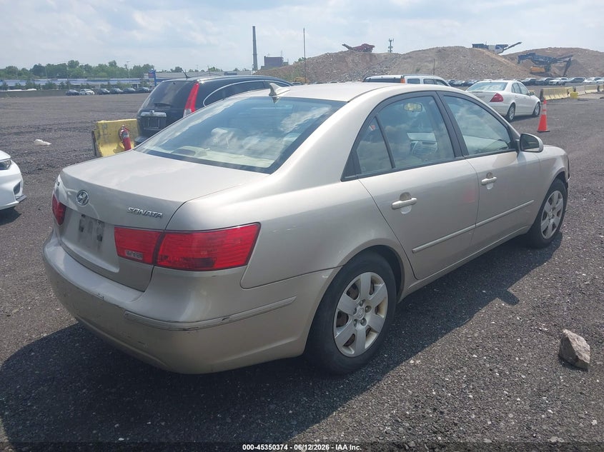 2009 Hyundai Sonata VIN 5NPET46C49H574218 IAAI salvage auction — NORMAL WEAR, Clear (New York), sold $450 on 2026-07-07 (photo 4)