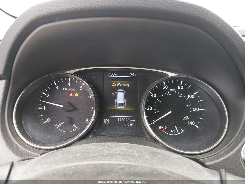 2016 Nissan Rogue VIN KNMAT2MV0GP680609 IAAI salvage auction — FRONT & REAR, Salvage (Ohio), sold $700 on 2026-07-22 (photo 7)