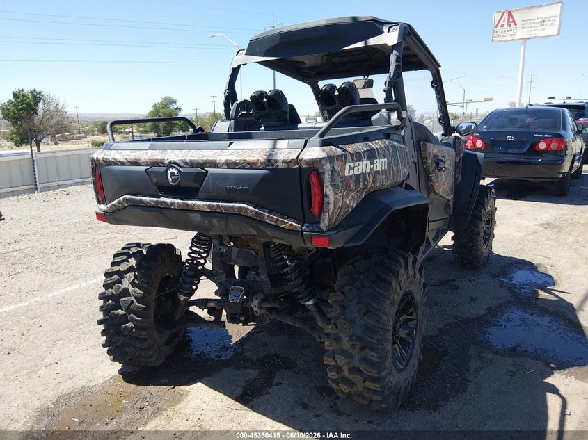 2025 Can-am/ brp Commander VIN 3JBAWAX4XSE000103 IAAI salvage auction — UNDERCARRIAGE, Salvage Title, sold $7,750 on 2026-08-20 (photo 3)