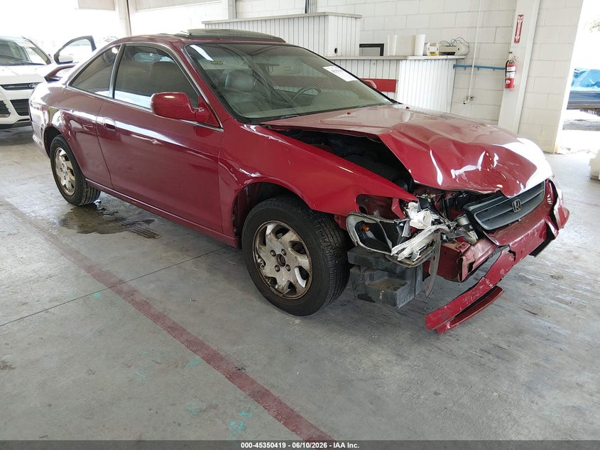 2000 Honda Accord VIN 1HGCG3252YA022754 IAAI salvage auction — FRONT END, Rebuildable (Florida), sold $275 on 2026-07-09 (photo 1)