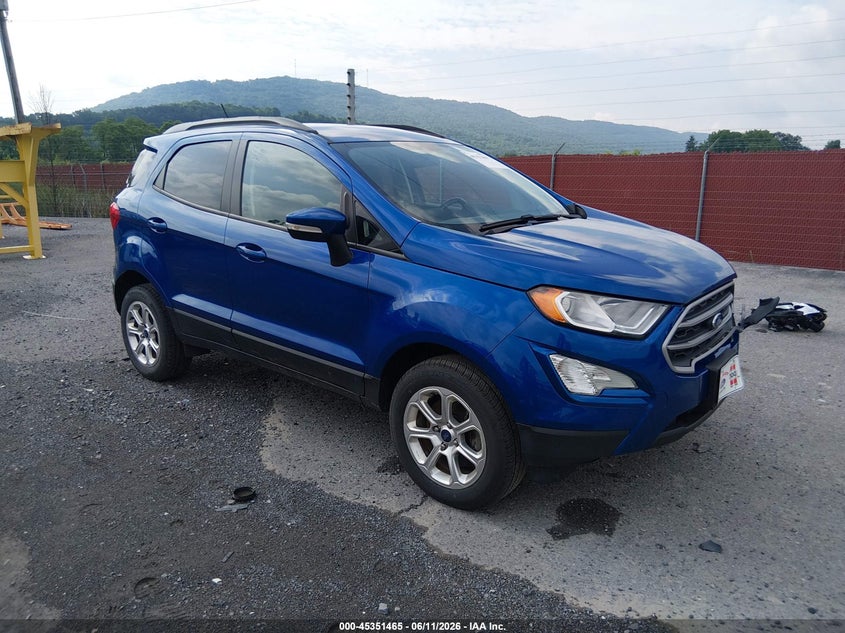 2018 Ford Ecosport VIN MAJ6P1UL3JC182685 IAAI salvage auction — LEFT FRONT, Salvage Title, sold $1,550 on 2026-07-22 (photo 1)