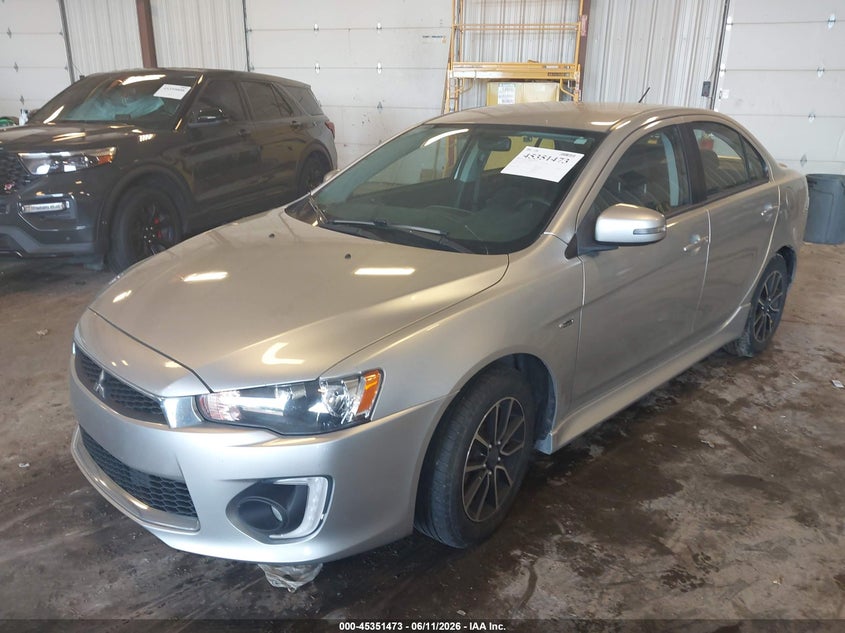 2017 Mitsubishi Lancer VIN JA32U2FU2HU003018 IAAI salvage auction — RIGHT REAR, Clear (Michigan), sold $2,000 on 2026-07-14 (photo 2)
