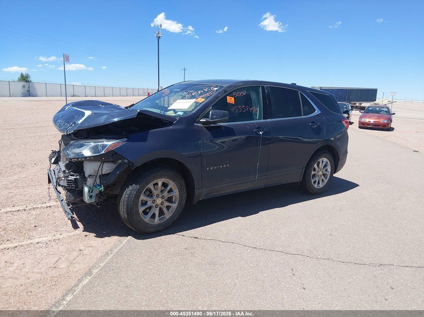2018 Chevrolet Equinox VIN 3GNAXJEV1JS603678 IAAI salvage auction — FRONT END, Salvage Title, sold $525 on 2026-09-29 (photo 2)