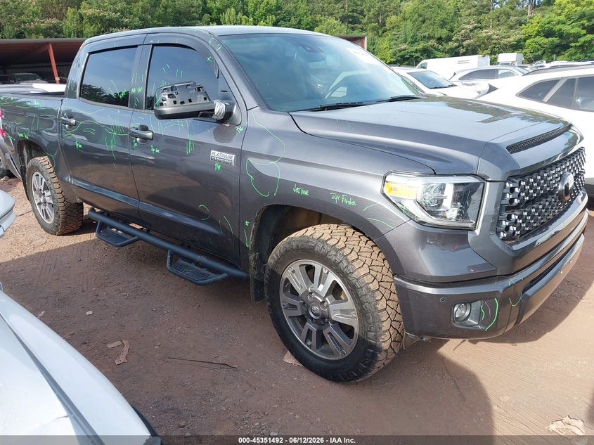 2020 Toyota Tundra VIN 5TFAY5F14LX936998 IAAI salvage auction — LEFT & RIGHT, Salvage (Alabama), sold $15,800 on 2026-07-22 (photo 1)