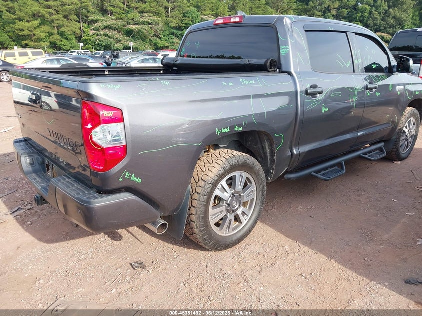 2020 Toyota Tundra VIN 5TFAY5F14LX936998 IAAI salvage auction — LEFT & RIGHT, Salvage (Alabama), sold $15,800 on 2026-07-22 (photo 4)
