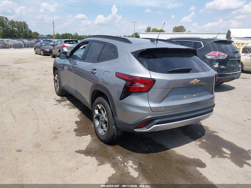 2025 Chevrolet Trax VIN KL77LHEP5SC269099 IAAI salvage auction — RIGHT FRONT, Salvage (Virginia), sold $3,600 on 2026-07-24 (photo 3)