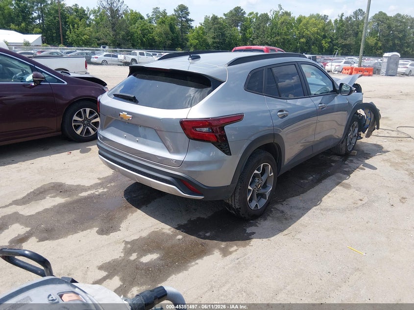 2025 Chevrolet Trax VIN KL77LHEP5SC269099 IAAI salvage auction — RIGHT FRONT, Salvage (Virginia), sold $3,600 on 2026-07-24 (photo 4)