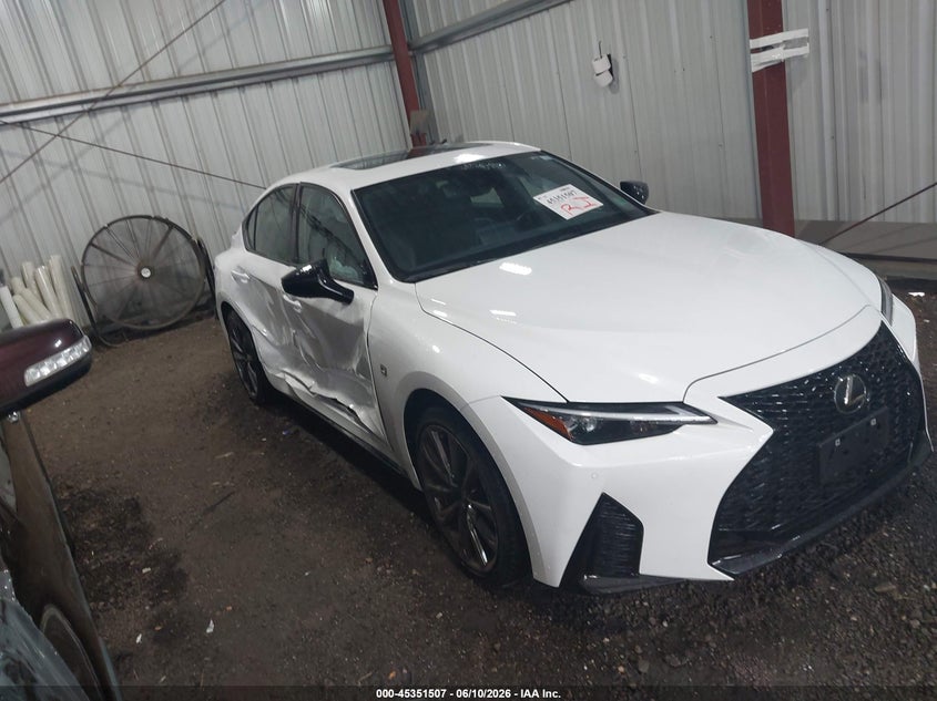 2025 Lexus IS 350 VIN JTHGZ1E29S5042210 — IAAI salvage auction photo
