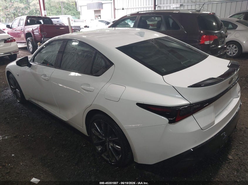 2025 Lexus Is VIN JTHGZ1E29S5042210 IAAI salvage auction — SIDE, Salvage (Virginia), sold $9,400 on 2026-07-30 (photo 3)