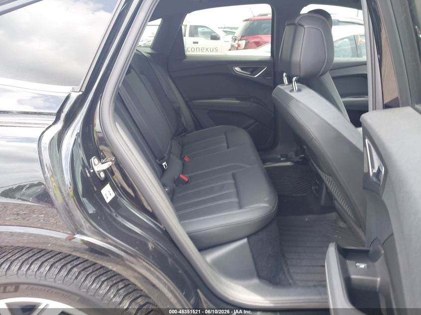 2023 Audi Q4 sportback e-tron VIN WA142BFZ8PP004189 IAAI salvage auction — RIGHT FRONT, Salvage (Pennsylvania), sold $10,200 on 2026-07-09 (photo 8)