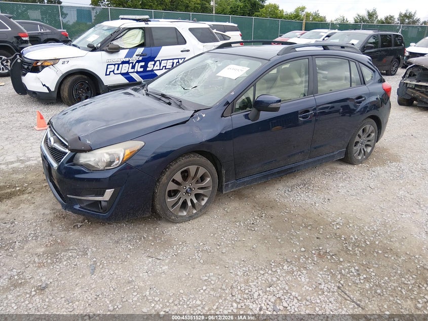 2016 Subaru Impreza VIN JF1GPAS6XGH311700 IAAI salvage auction — FRONT END, Salvage (Idaho), sold $1,050 on 2026-07-08 (photo 2)