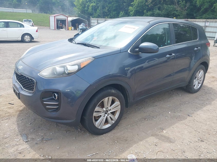 2018 Kia Sportage VIN KNDPMCAC1J7359878 IAAI salvage auction — NORMAL WEAR, Clear (Tennessee), sold $2,575 on 2026-07-08 (photo 2)